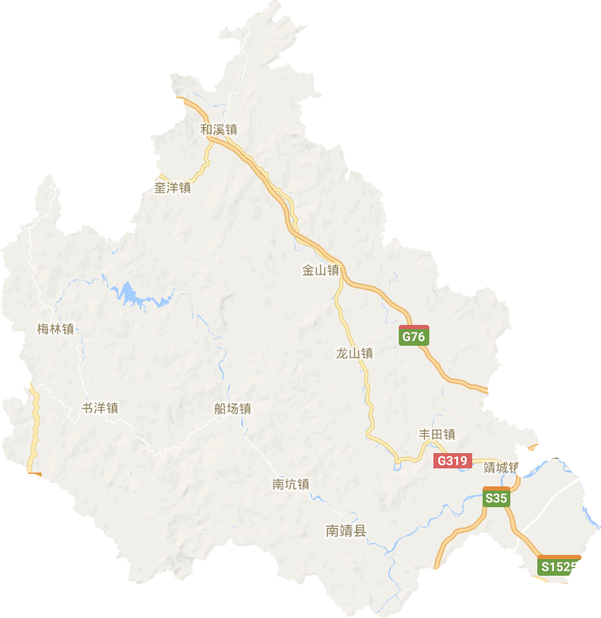 南靖县电子地图