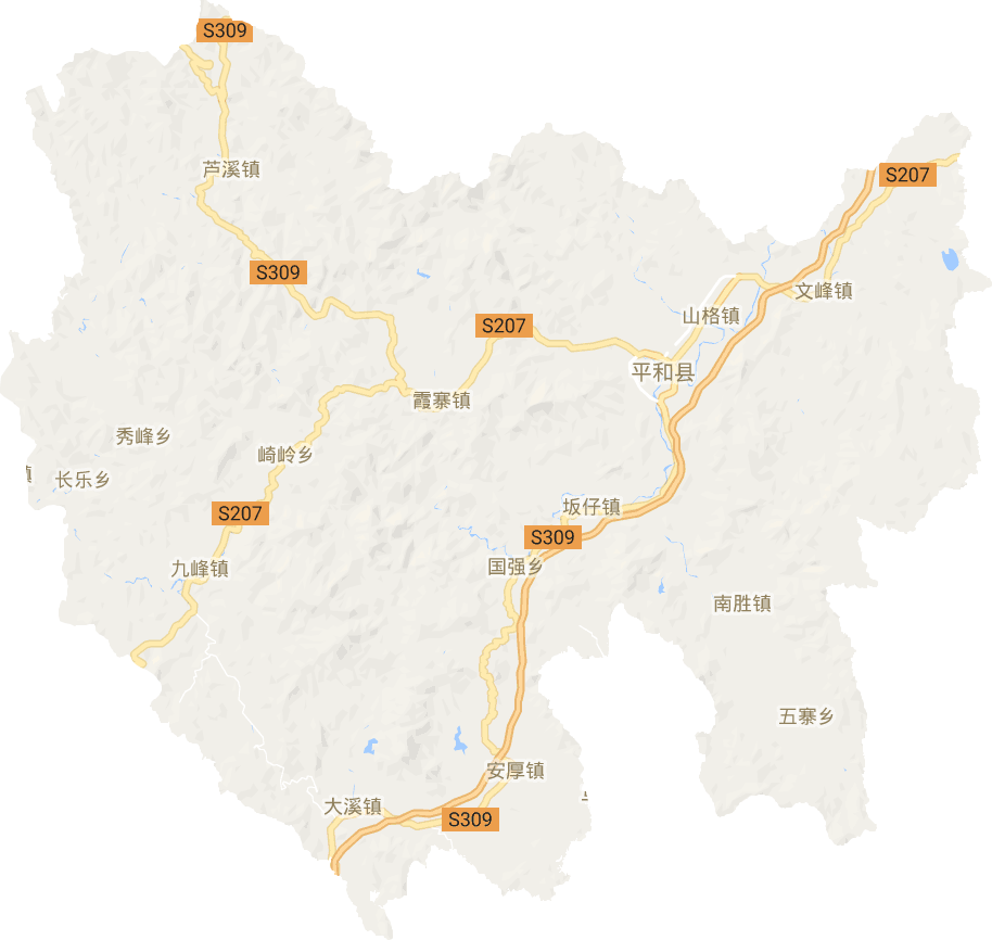 平和县电子地图