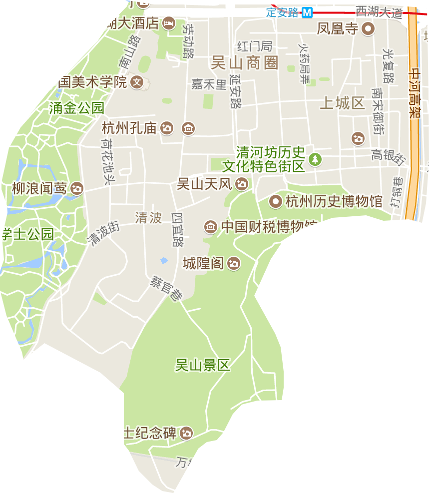 清波街道电子地图