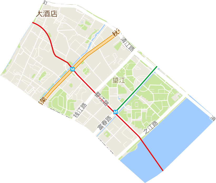 望江街道电子地图