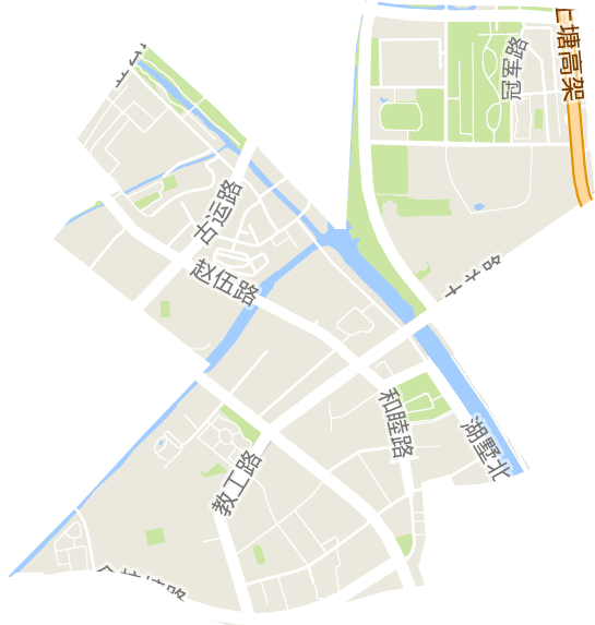 小河街道电子地图