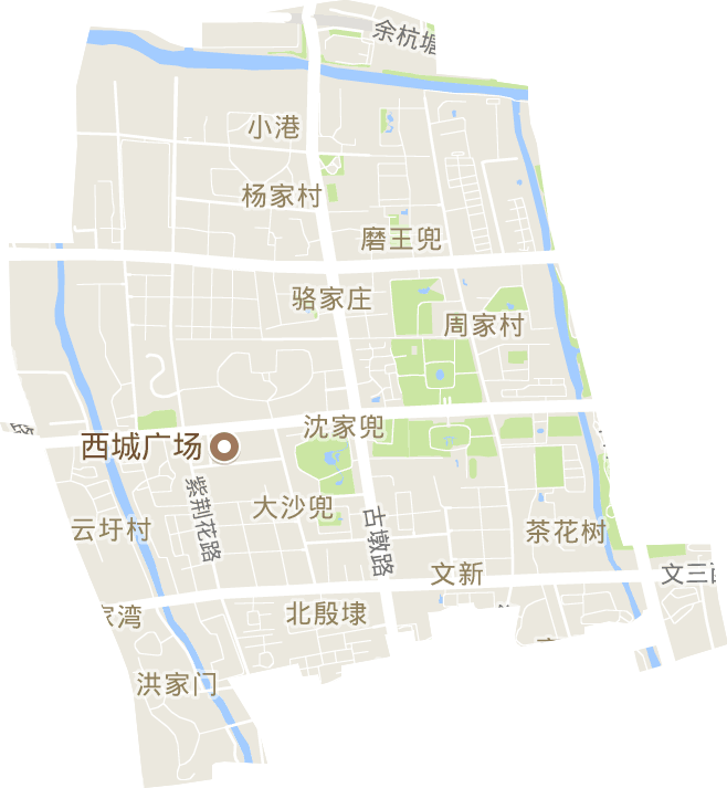 文新街道电子地图