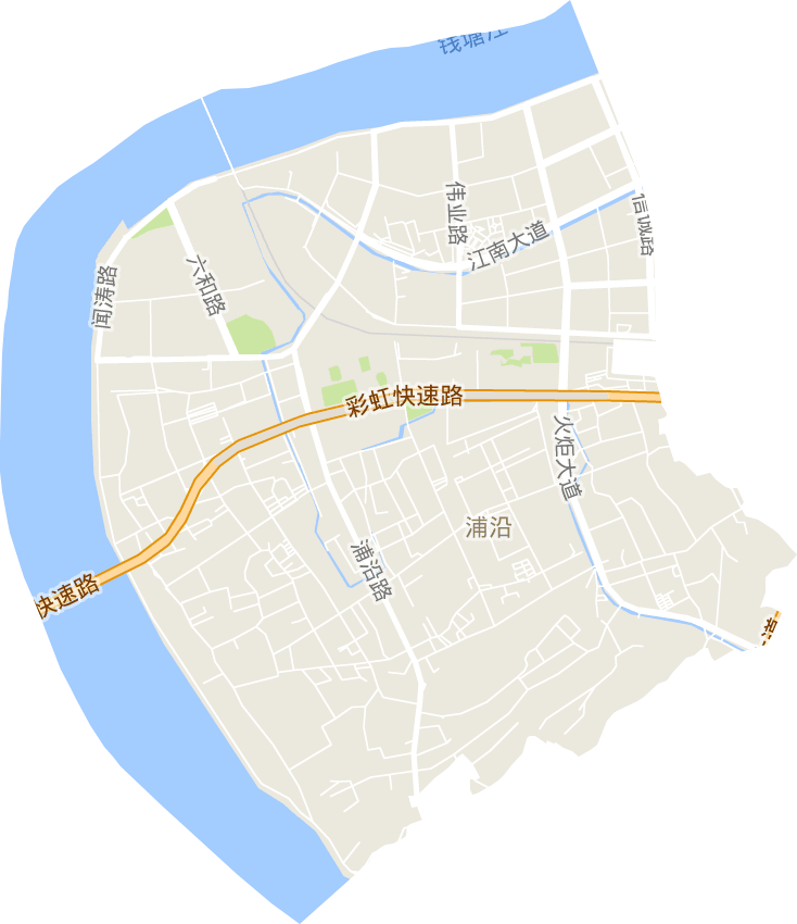 浦沿街道电子地图