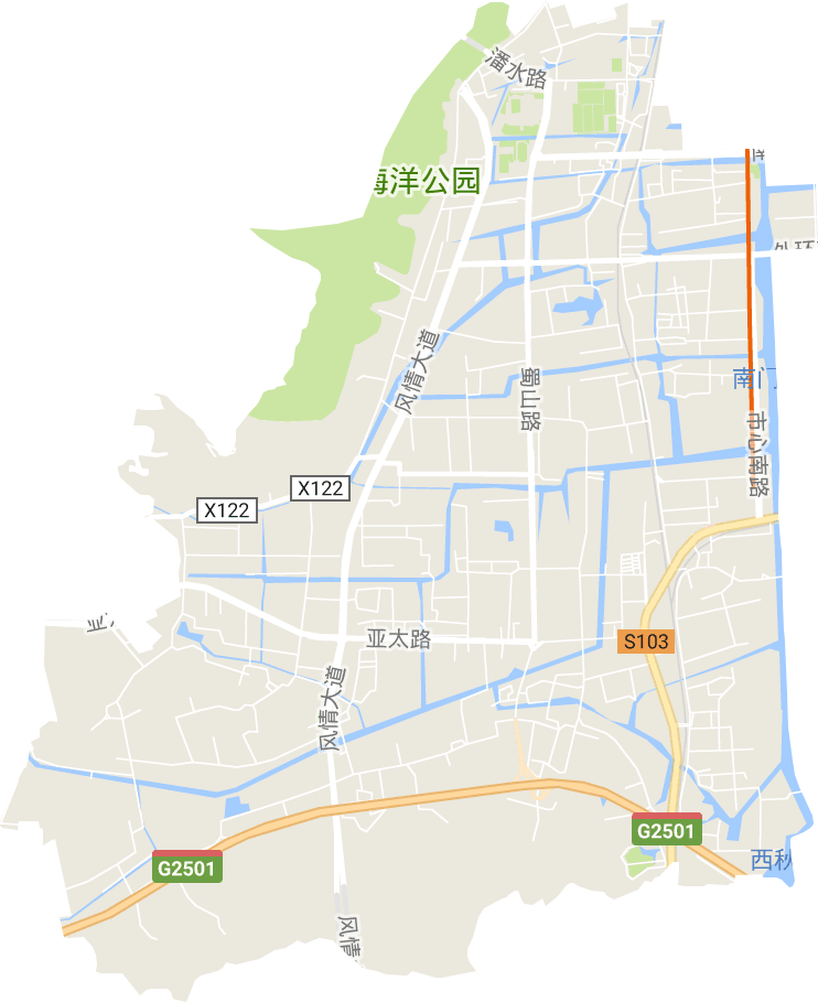 蜀山街道电子地图