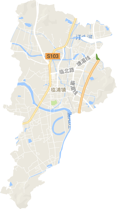 临浦镇电子地图