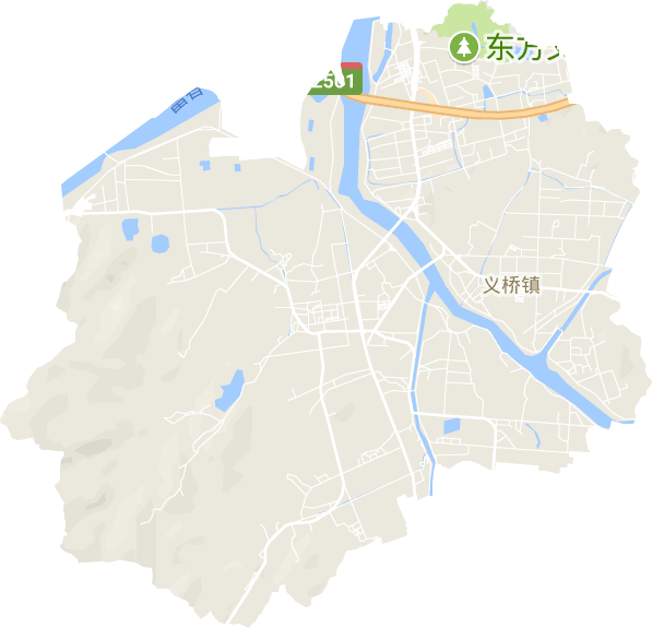 义桥镇电子地图