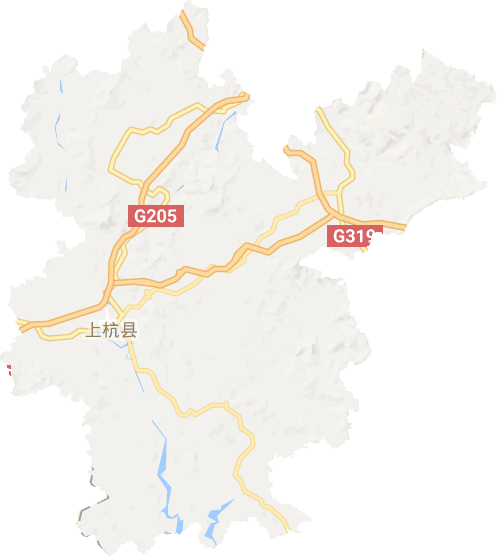 上杭县电子地图