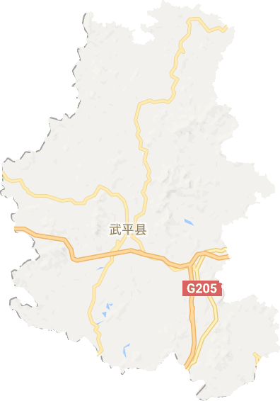 武平县电子地图