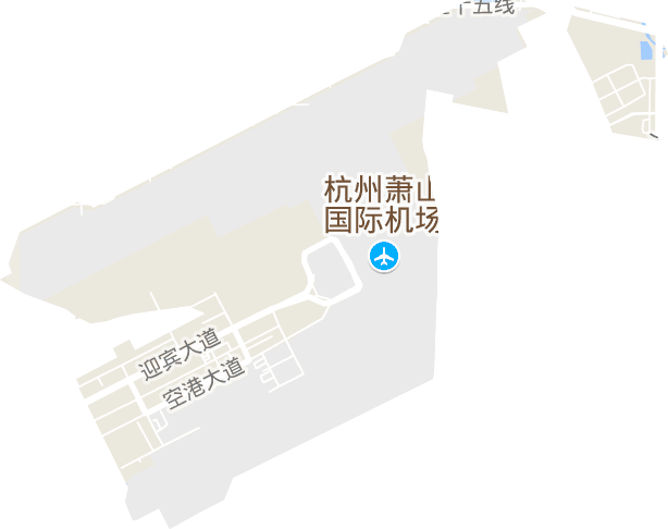 萧山空港经济区电子地图