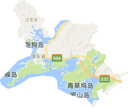 千岛湖镇电子地图