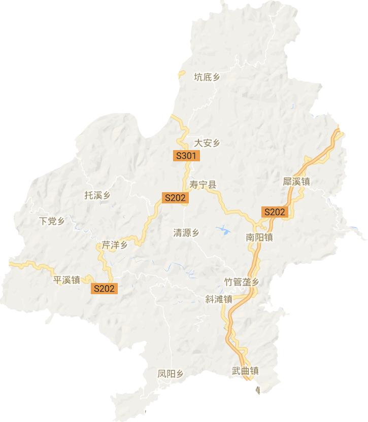 寿宁县电子地图
