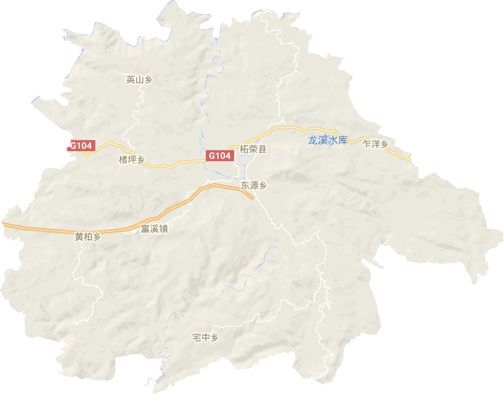 柘荣县电子地图