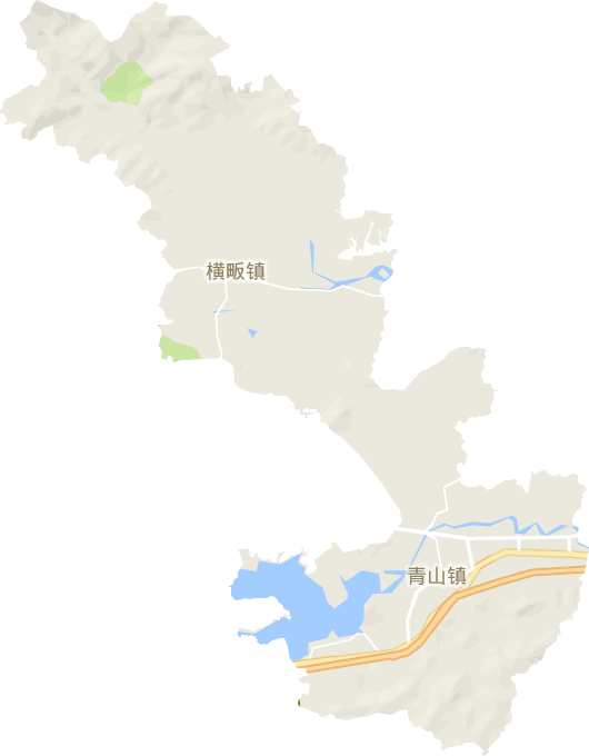 青山湖街道电子地图