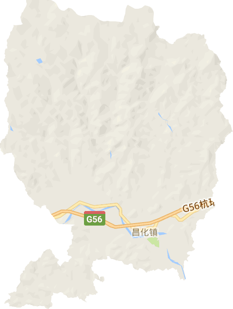昌化镇电子地图