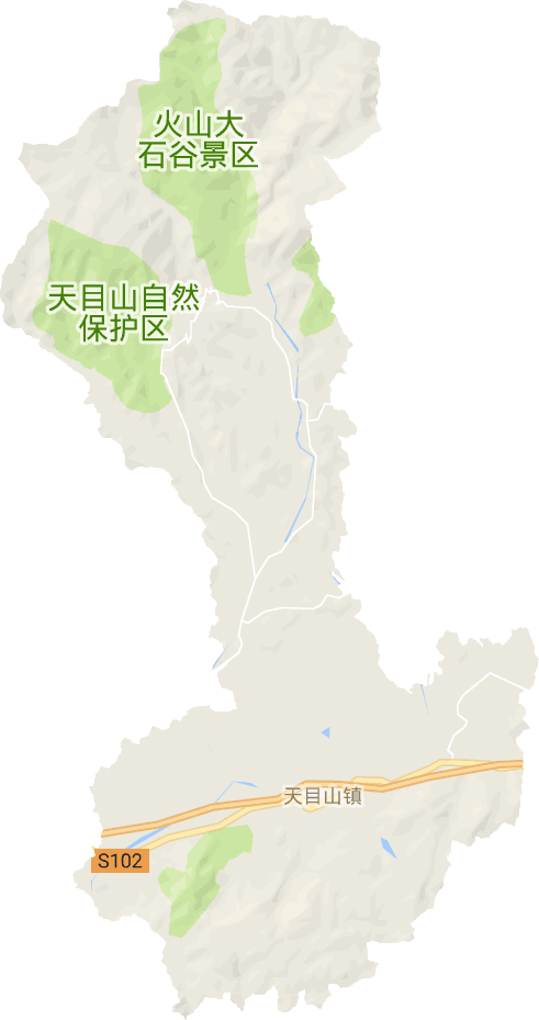 天目山镇电子地图