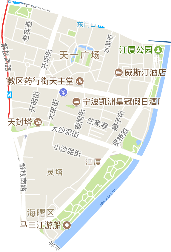 江厦街道电子地图