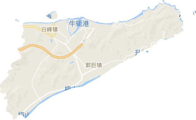 白峰镇电子地图
