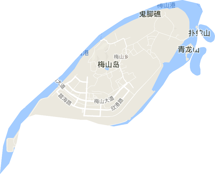 梅山乡电子地图