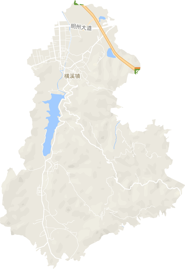横溪镇电子地图