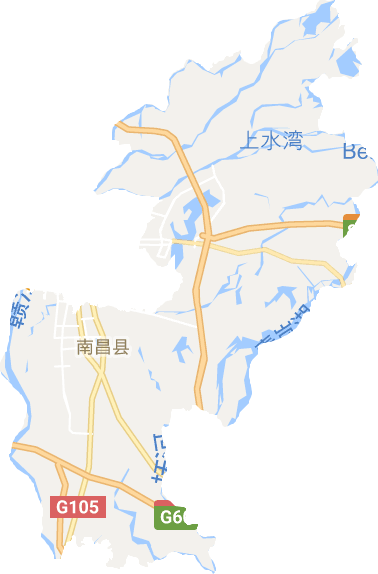 南昌县电子地图