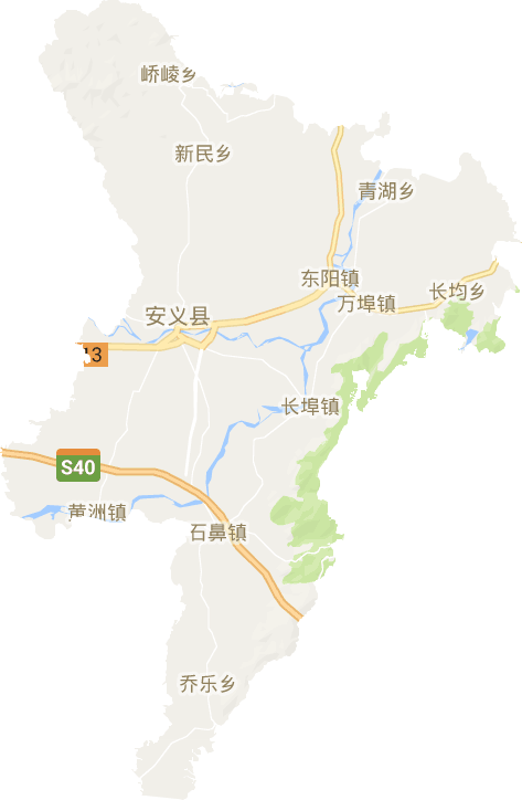 安义县电子地图