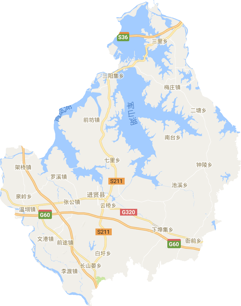 进贤县电子地图