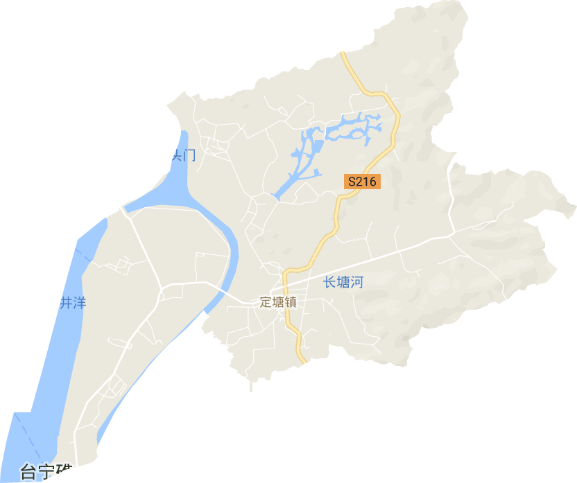 定塘镇电子地图