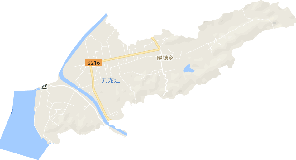 晓塘乡电子地图
