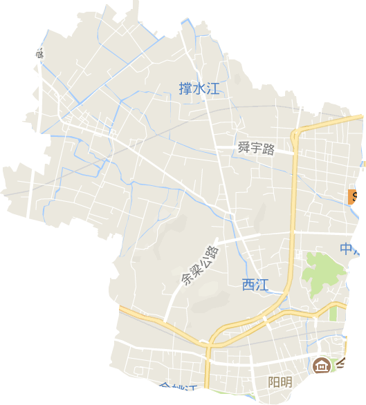 阳明街道电子地图