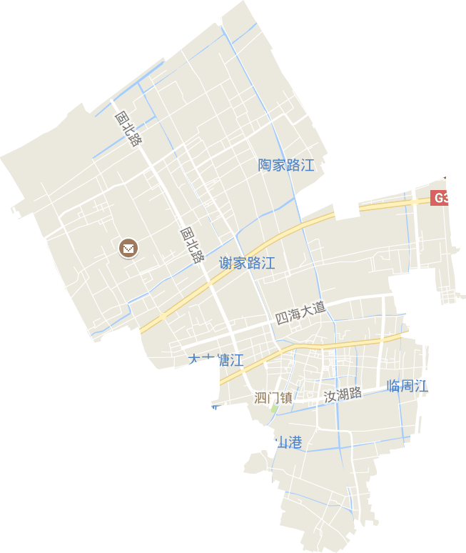 泗门镇电子地图