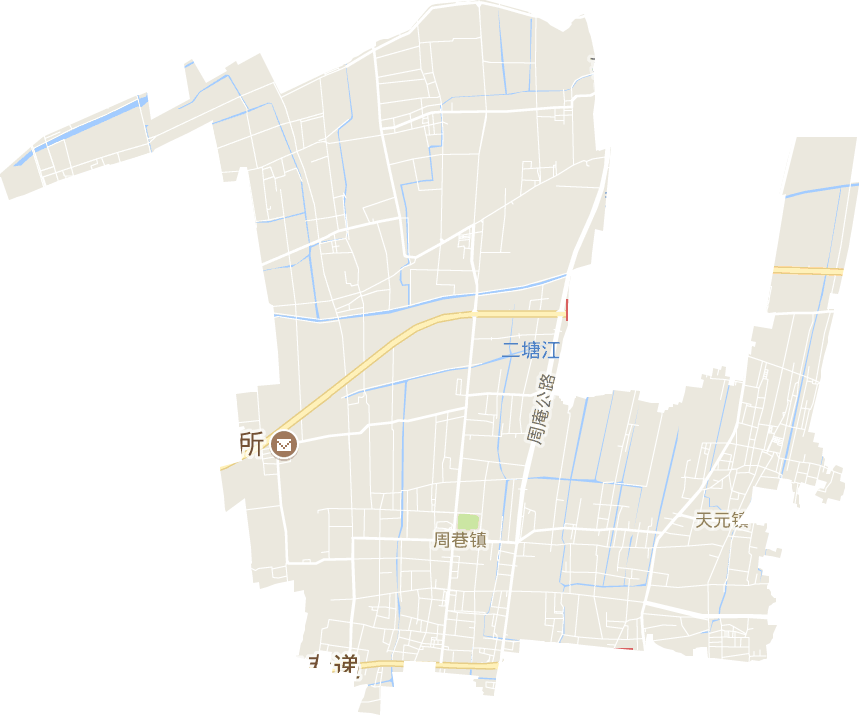 周巷镇电子地图