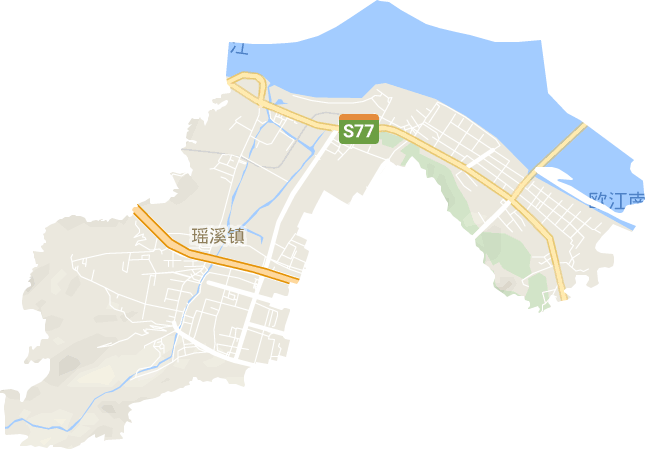 瑶溪街道电子地图