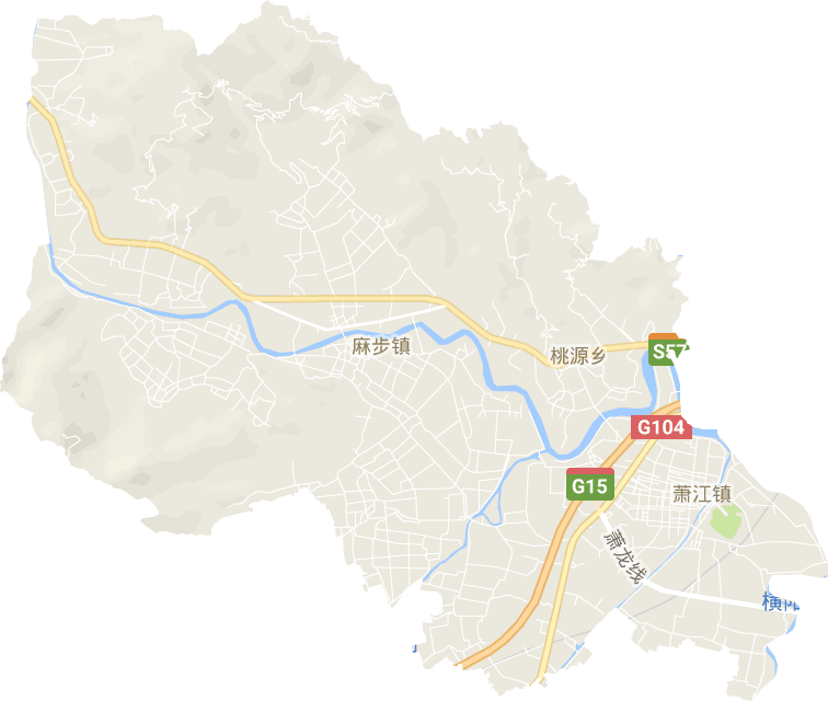 萧江镇电子地图