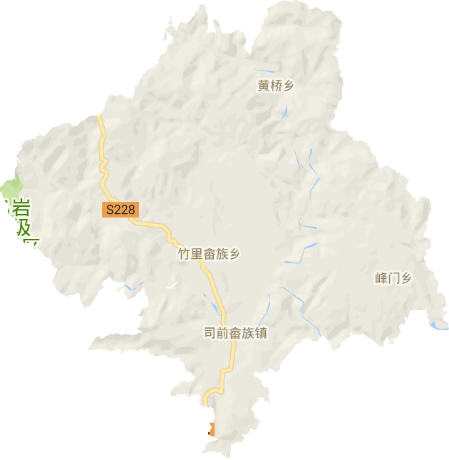 司前畲族镇电子地图