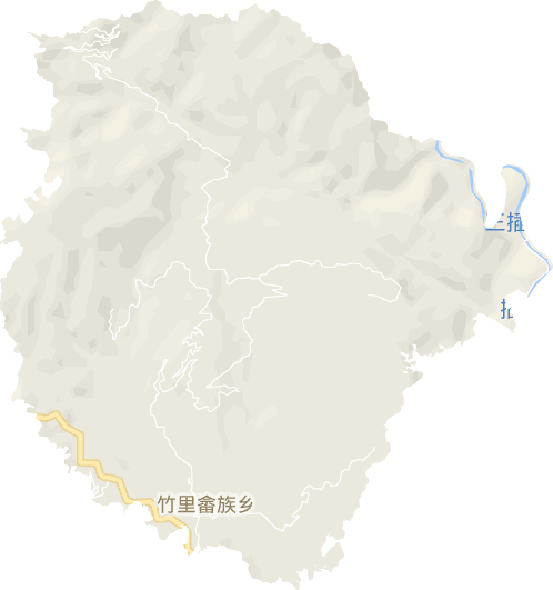 竹里畲族乡电子地图