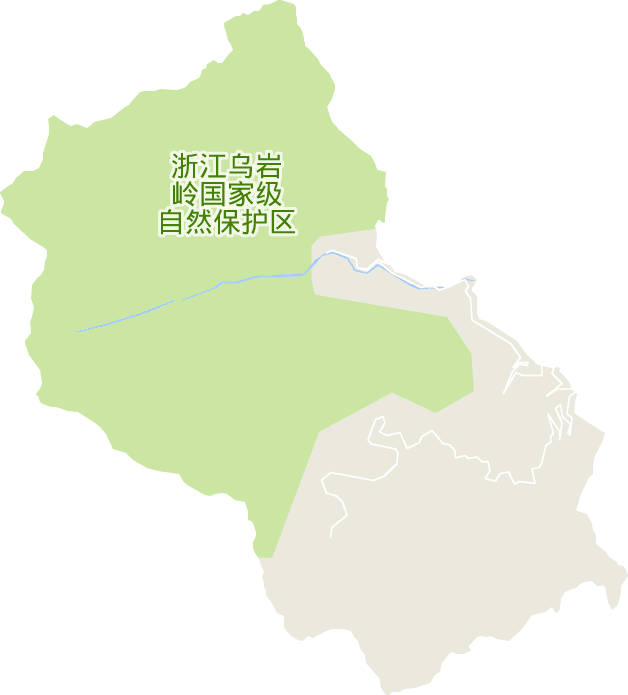 乌岩岭自然保护区电子地图
