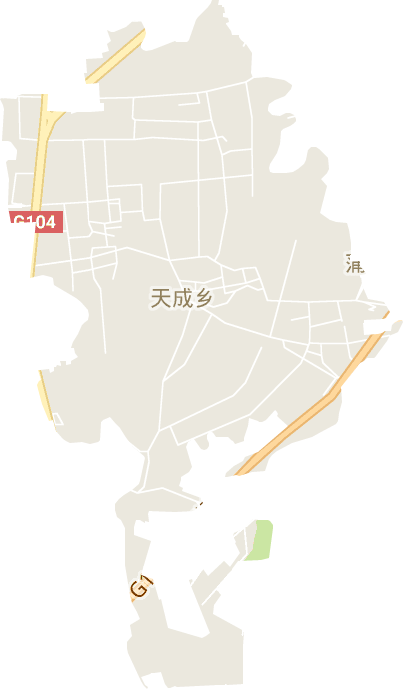 天成街道电子地图