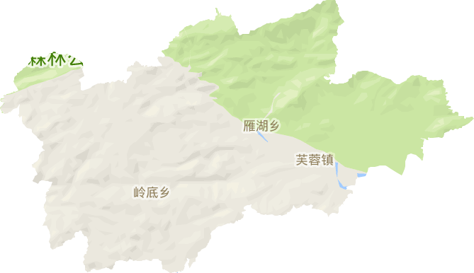 芙蓉镇电子地图