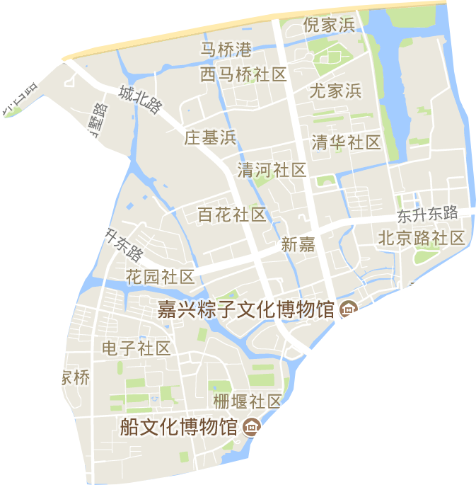 新嘉街道电子地图
