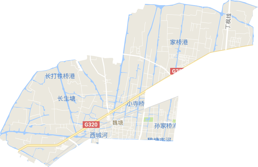 魏塘街道电子地图
