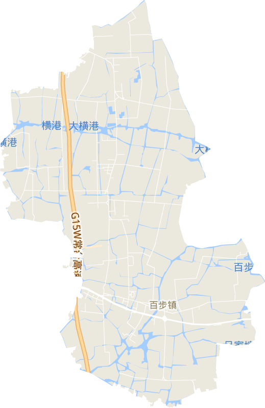百步镇电子地图