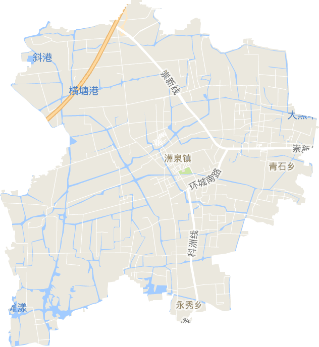洲泉镇电子地图