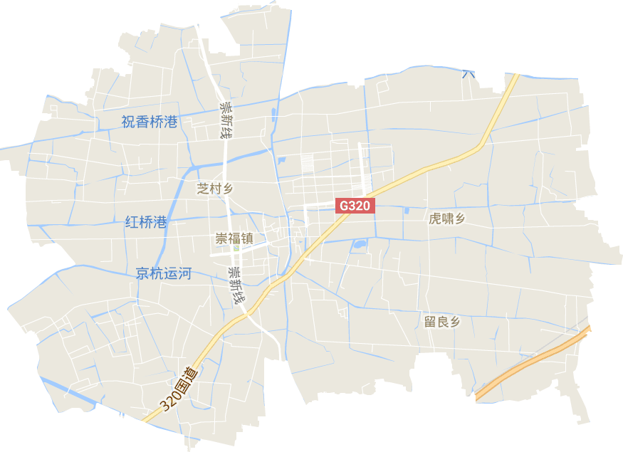 崇福镇电子地图