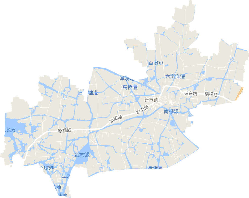 新市镇电子地图