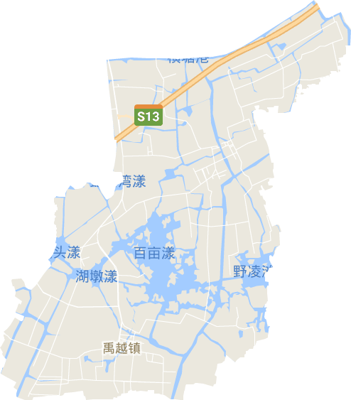 禹越镇电子地图
