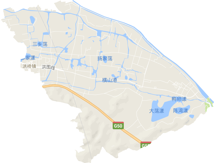 洪桥镇电子地图