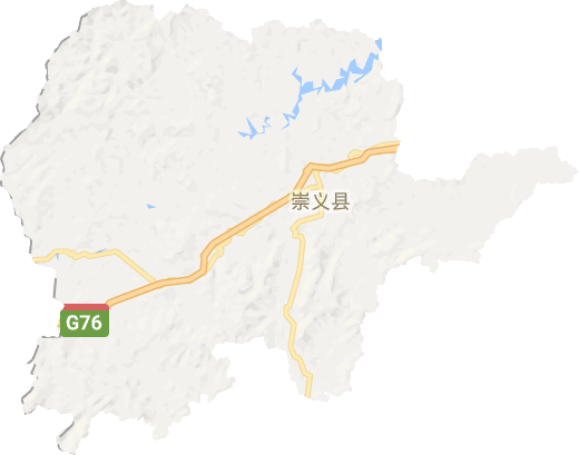 崇义县电子地图