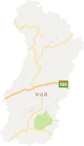 安远县电子地图