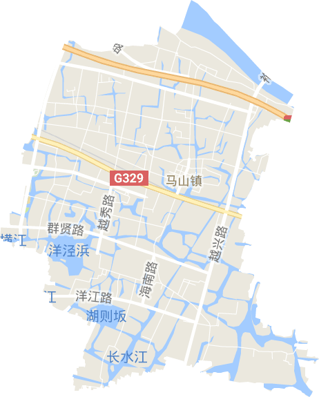 马山镇电子地图