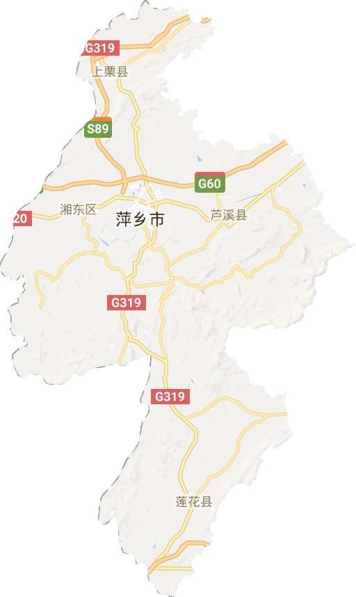 萍乡市电子地图